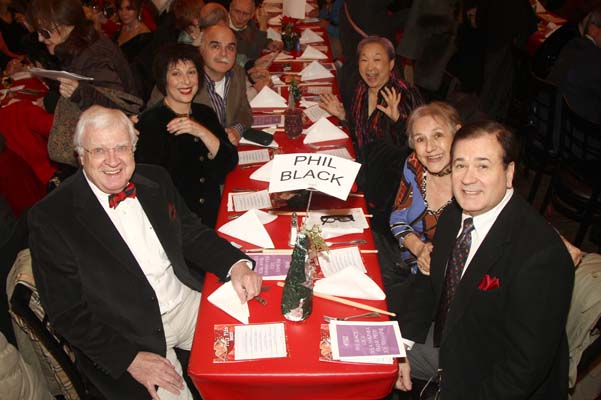 The Phil Black's table, with Lee Roy Reams, Bob Donohoe, Mary Menting (Phil's Sister), Roseanna Mineo, Mark Manley, Lori Tan Chinn and more!